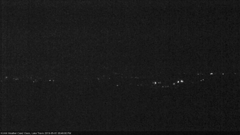 Lake Travis webcam, May 1, 2019 8:50 PM CT