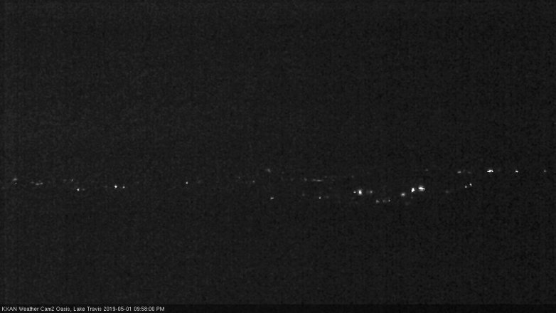 Lake Travis webcam, May 1, 2019 9:00 PM CT