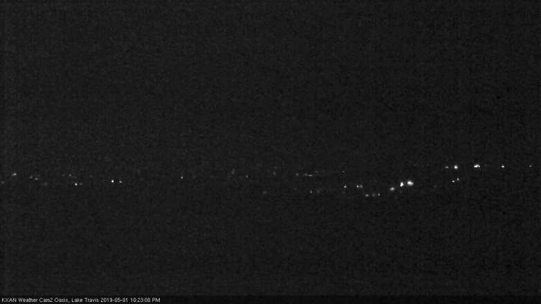 Lake Travis webcam, May 1, 2019 9:25 PM CT