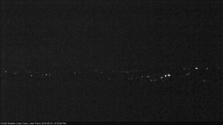 Lake Travis webcam, May 1, 2019 9:35 PM CT