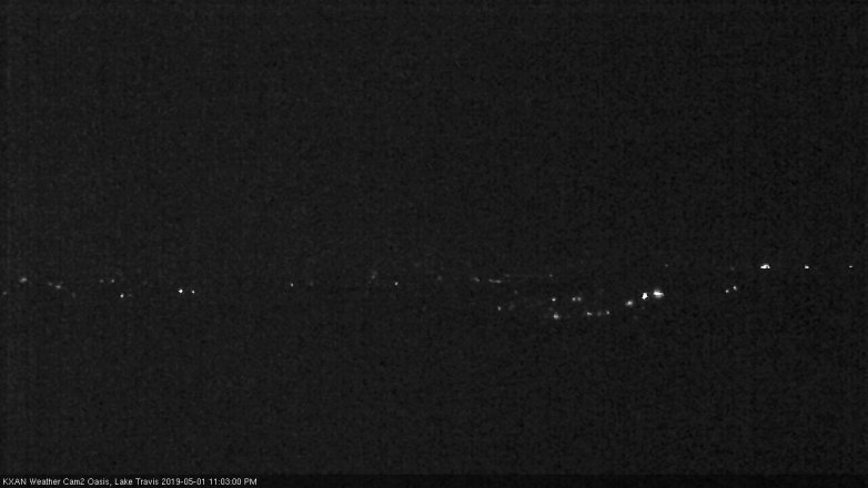 Lake Travis webcam, May 1, 2019 10:05 PM CT