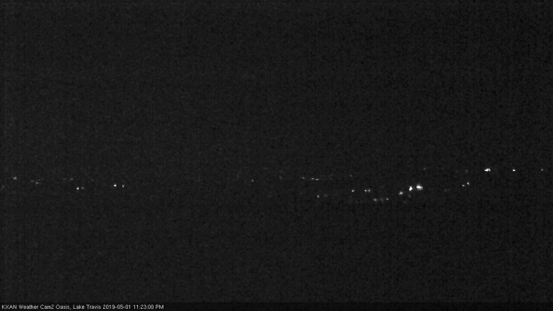 Lake Travis webcam, May 1, 2019 10:25 PM CT