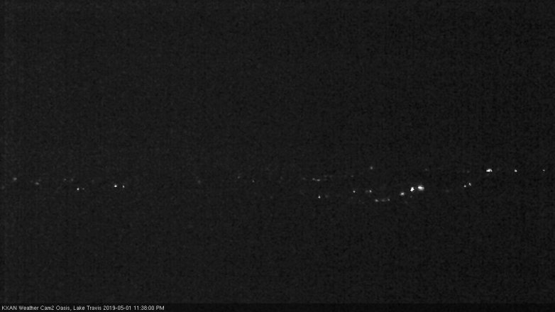 Lake Travis webcam, May 1, 2019 10:40 PM CT