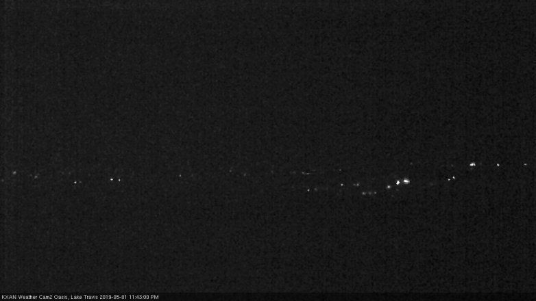 Lake Travis webcam, May 1, 2019 10:45 PM CT