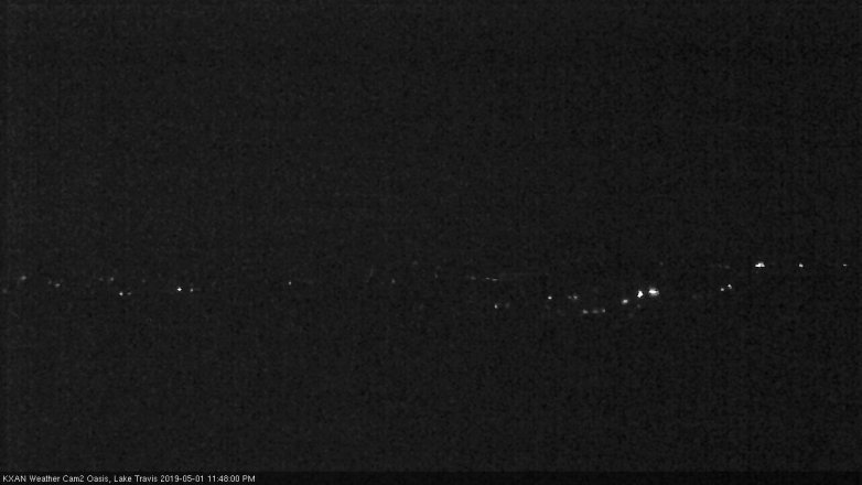 Lake Travis webcam, May 1, 2019 10:50 PM CT