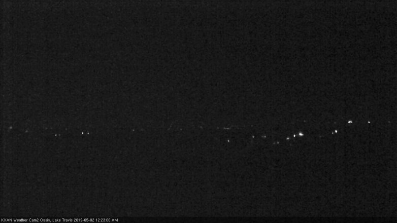 Lake Travis webcam, May 1, 2019 11:25 PM CT