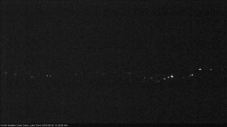 Lake Travis webcam, May 1, 2019 11:30 PM CT
