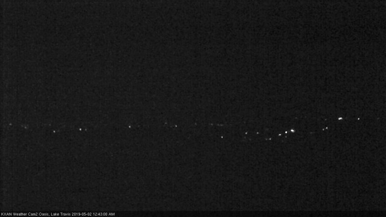Lake Travis webcam, May 1, 2019 11:45 PM CT