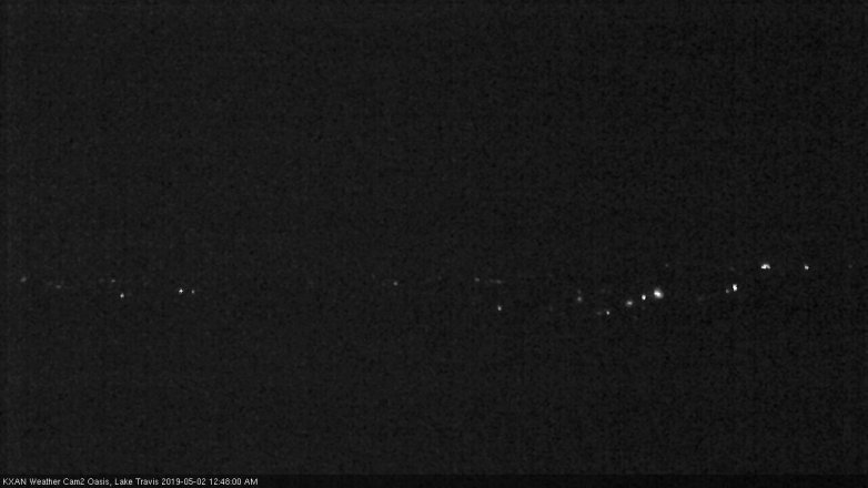 Lake Travis webcam, May 1, 2019 11:50 PM CT