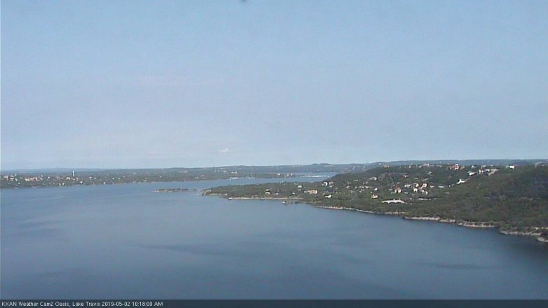 Lake Travis webcam, May 2, 2019 9:20 AM CT
