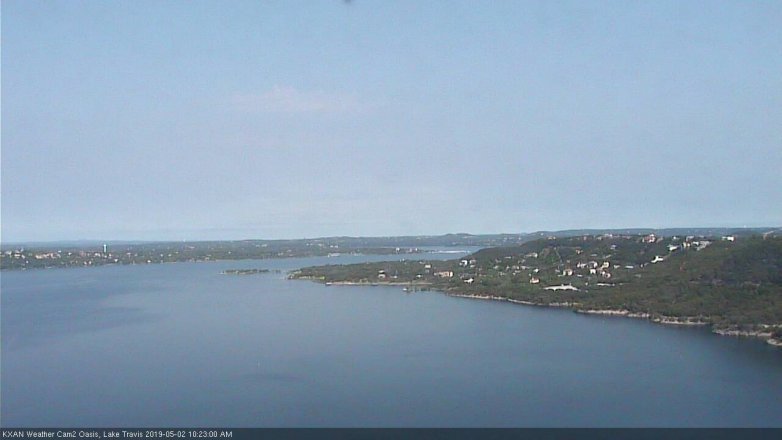 Lake Travis webcam, May 2, 2019 9:25 AM CT