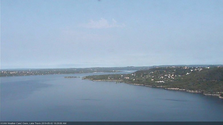 Lake Travis webcam, May 2, 2019 9:30 AM CT