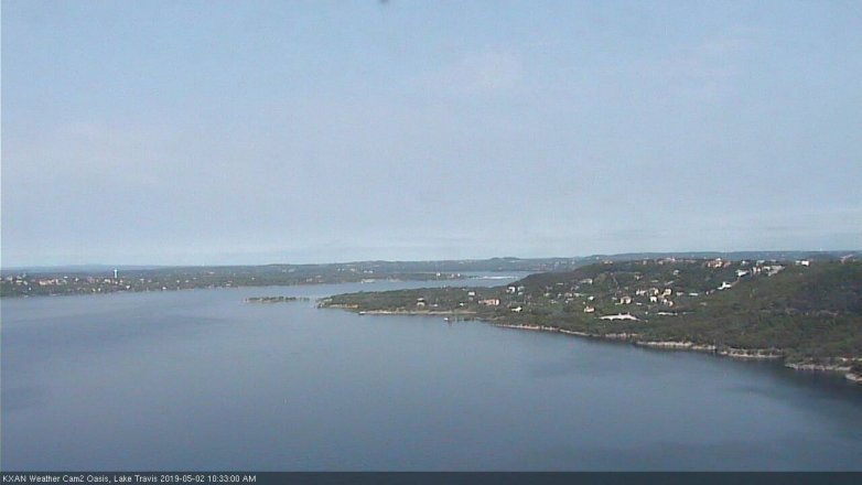 Lake Travis webcam, May 2, 2019 9:35 AM CT