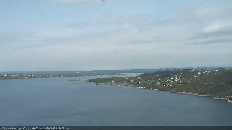 Lake Travis webcam, May 2, 2019 10:30 AM CT