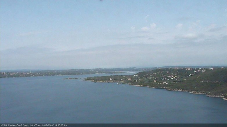 Lake Travis webcam, May 2, 2019 10:35 AM CT