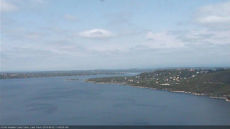 Lake Travis webcam, May 2, 2019 10:50 AM CT
