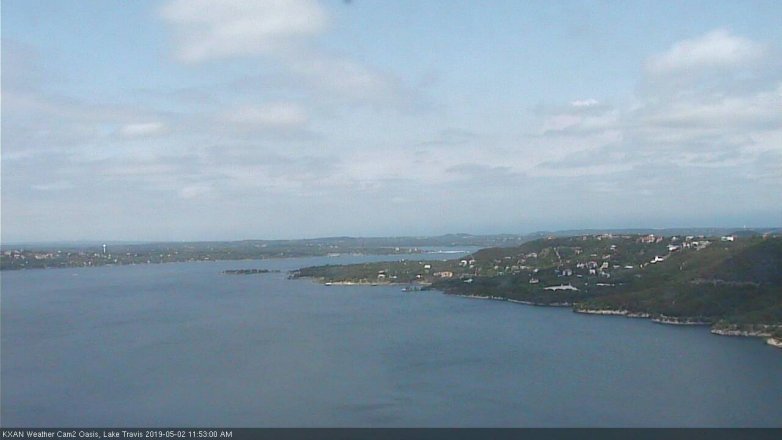 Lake Travis webcam, May 2, 2019 10:55 AM CT