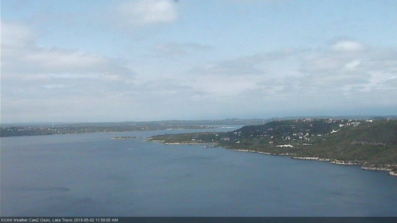 Lake Travis webcam, May 2, 2019 11:00 AM CT