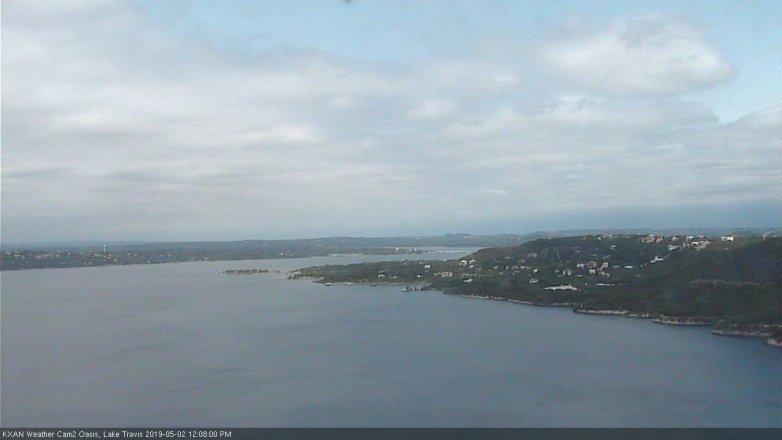 Lake Travis webcam, May 2, 2019 11:10 AM CT