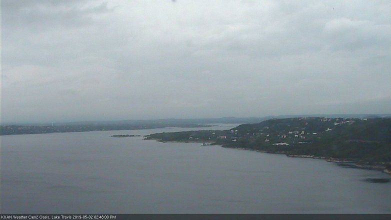Lake Travis webcam, May 2, 2019 1:50 PM CT