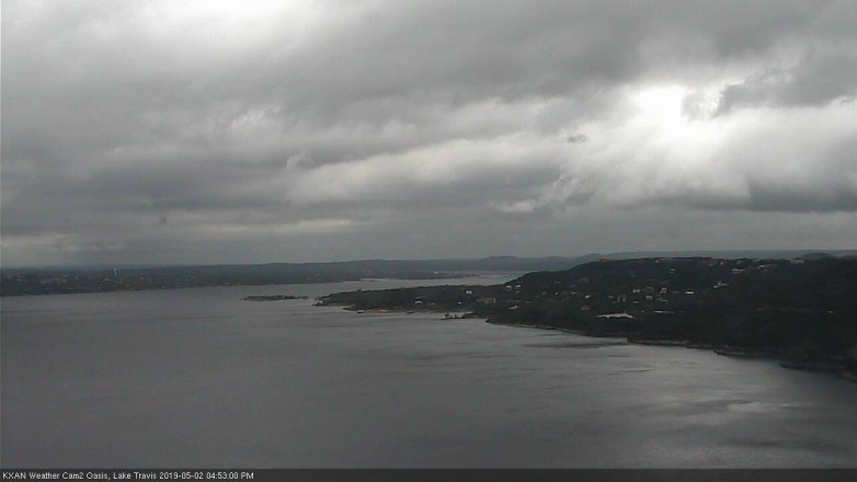 Lake Travis webcam, May 2, 2019 3:55 PM CT
