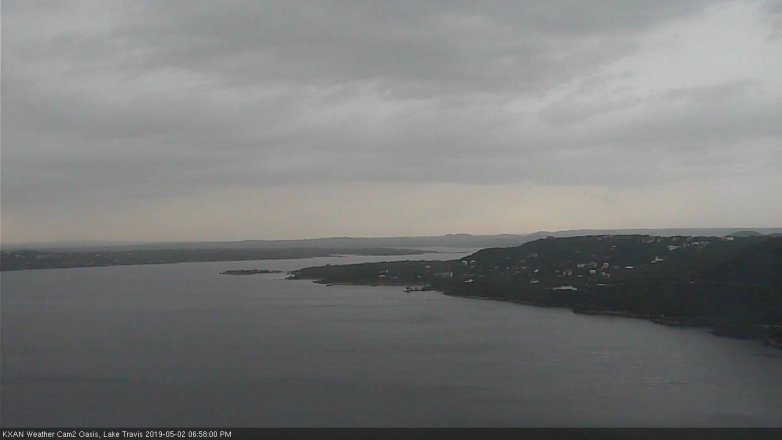 Lake Travis webcam, May 2, 2019 6:00 PM CT