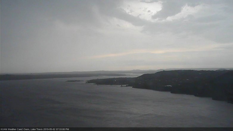 Lake Travis webcam, May 2, 2019 6:35 PM CT