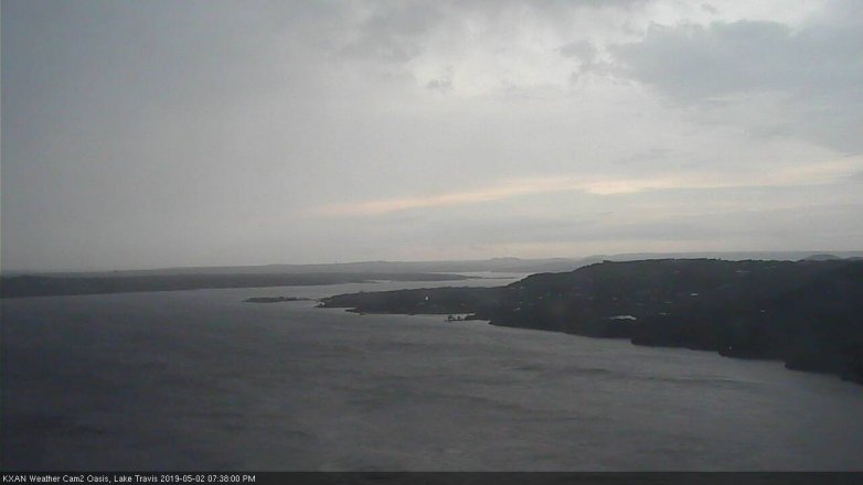 Lake Travis webcam, May 2, 2019 6:40 PM CT