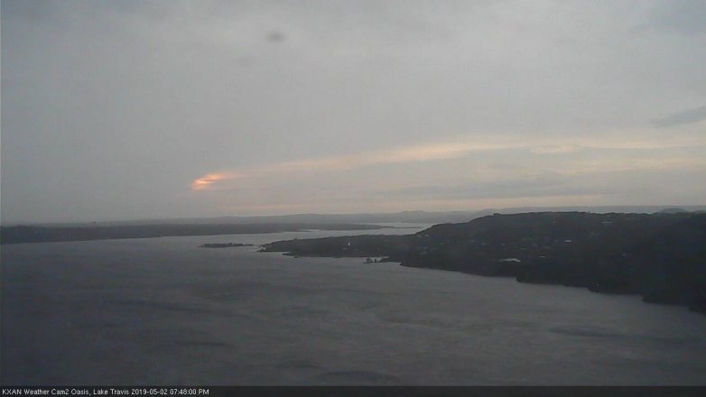 Lake Travis webcam, May 2, 2019 6:50 PM CT