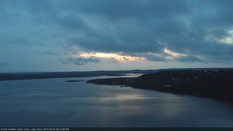 Lake Travis webcam, May 2, 2019 7:25 PM CT