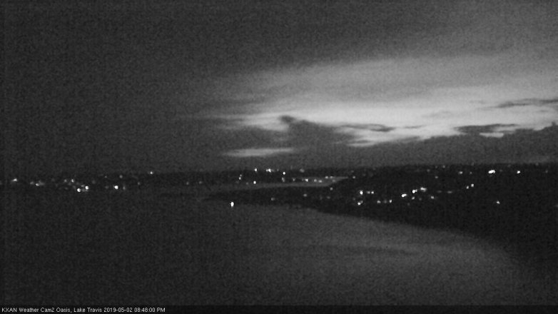 Lake Travis webcam, May 2, 2019 7:50 PM CT