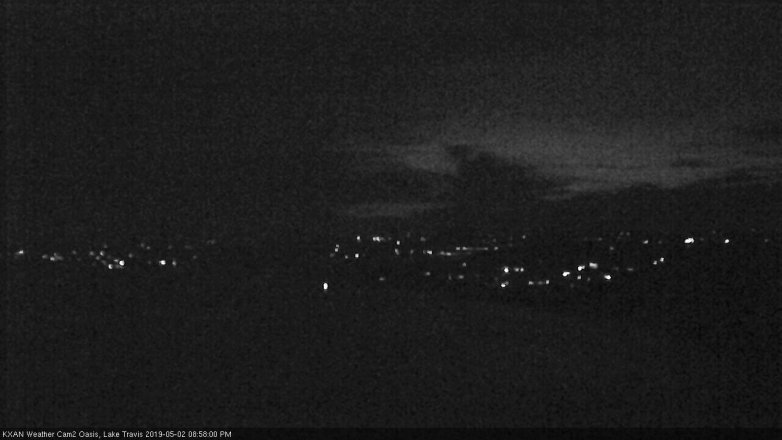 Lake Travis webcam, May 2, 2019 8:00 PM CT