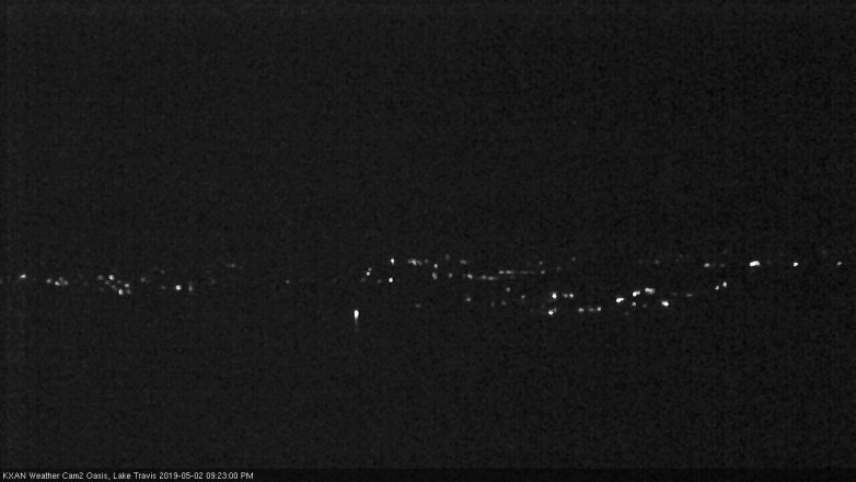 Lake Travis webcam, May 2, 2019 8:25 PM CT