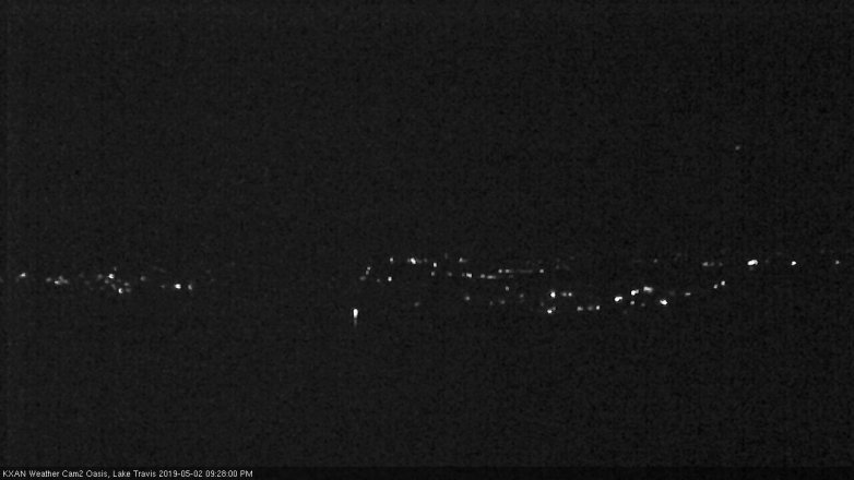 Lake Travis webcam, May 2, 2019 8:30 PM CT