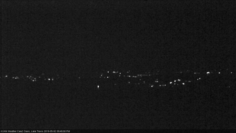 Lake Travis webcam, May 2, 2019 8:50 PM CT