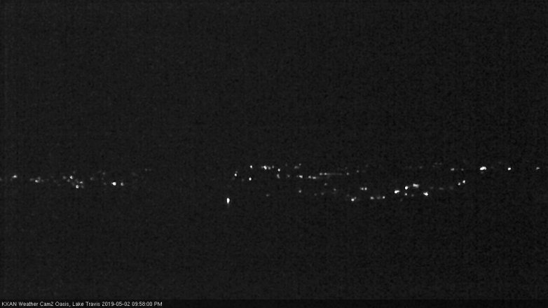 Lake Travis webcam, May 2, 2019 9:00 PM CT