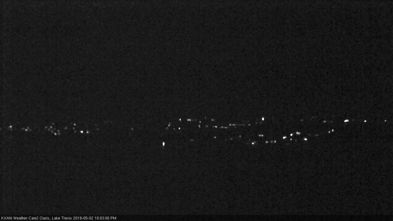 Lake Travis webcam, May 2, 2019 9:05 PM CT