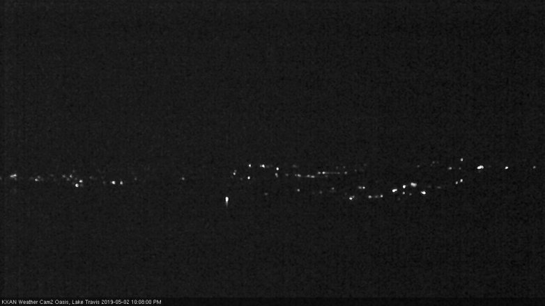 Lake Travis webcam, May 2, 2019 9:10 PM CT