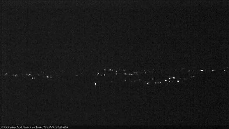 Lake Travis webcam, May 2, 2019 9:35 PM CT