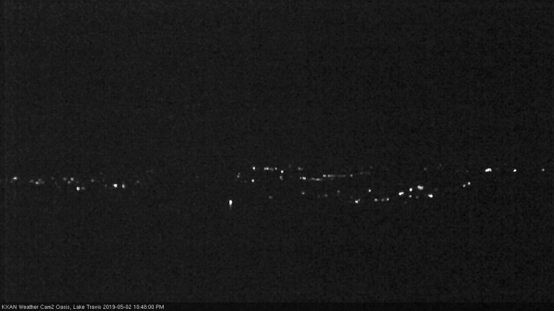 Lake Travis webcam, May 2, 2019 9:50 PM CT
