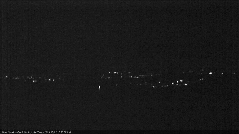 Lake Travis webcam, May 2, 2019 9:55 PM CT