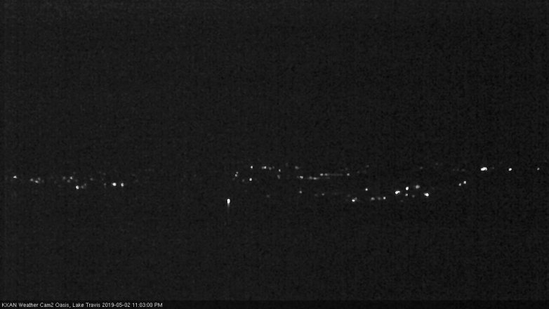 Lake Travis webcam, May 2, 2019 10:05 PM CT