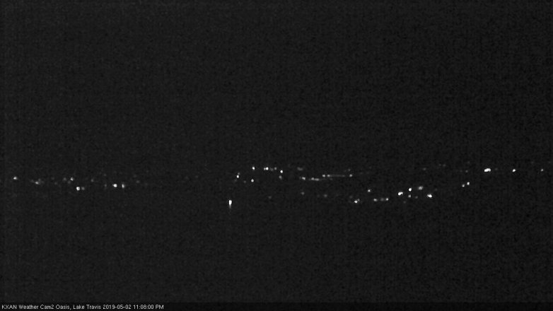 Lake Travis webcam, May 2, 2019 10:10 PM CT