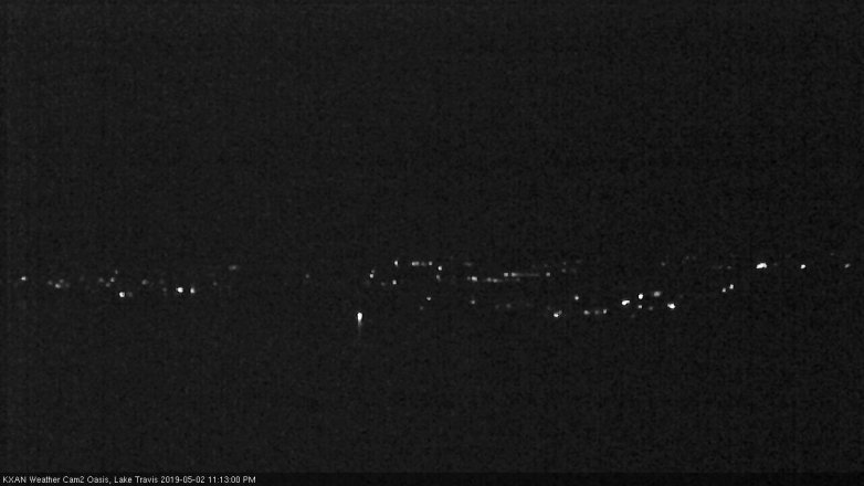 Lake Travis webcam, May 2, 2019 10:15 PM CT