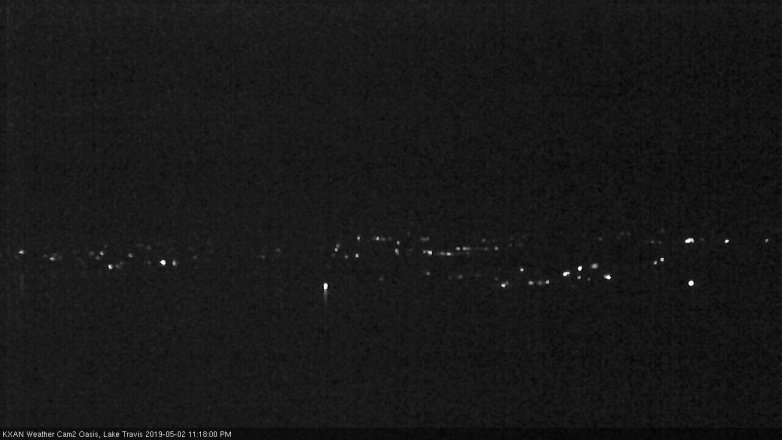Lake Travis webcam, May 2, 2019 10:20 PM CT