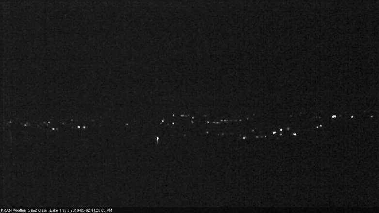 Lake Travis webcam, May 2, 2019 10:25 PM CT