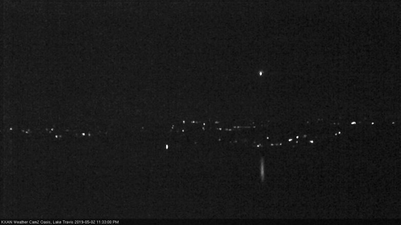 Lake Travis webcam, May 2, 2019 10:35 PM CT