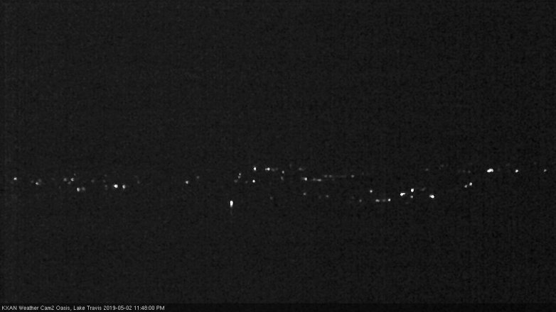 Lake Travis webcam, May 2, 2019 10:50 PM CT