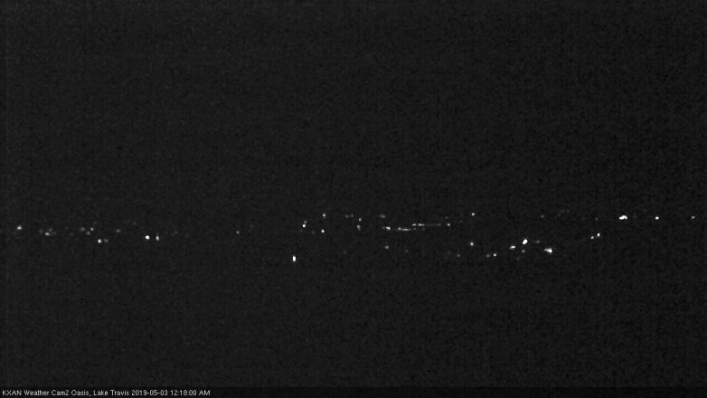 Lake Travis webcam, May 2, 2019 11:20 PM CT