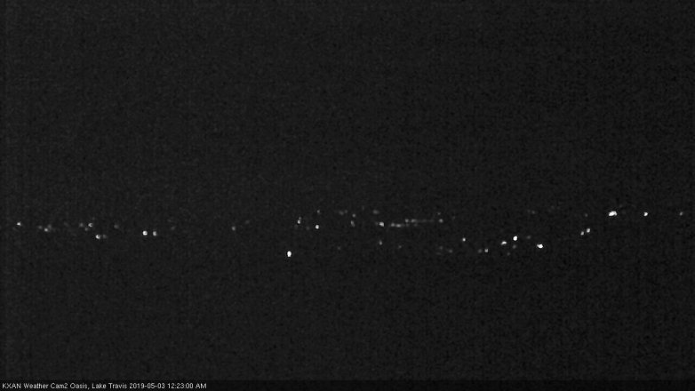 Lake Travis webcam, May 2, 2019 11:25 PM CT